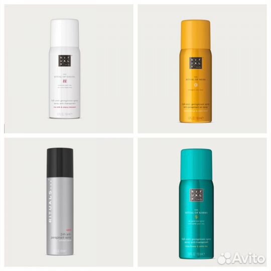 Дезодорант-антиперспирант Rituals, в ассортименте