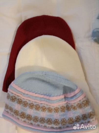 Шапки разные б/у, шляпка новая