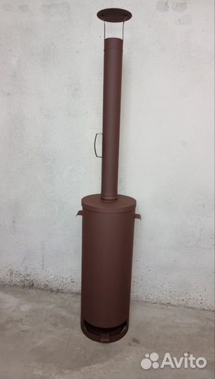 Печь для бассейна на дровах из нержавеющей стали