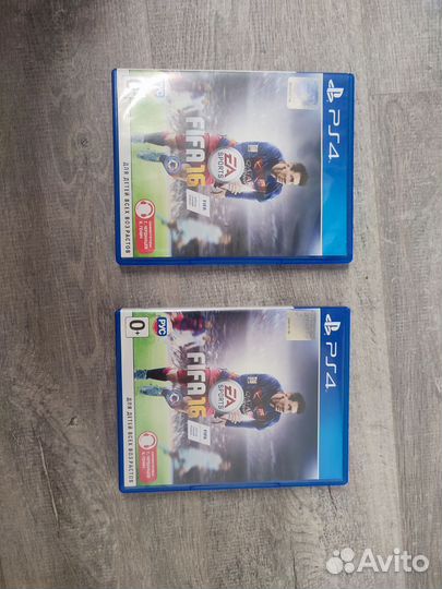 Диски на ps4 FIFA 16