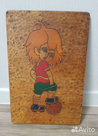 Доска разделочная, кухонная, деревянная, 1 штука