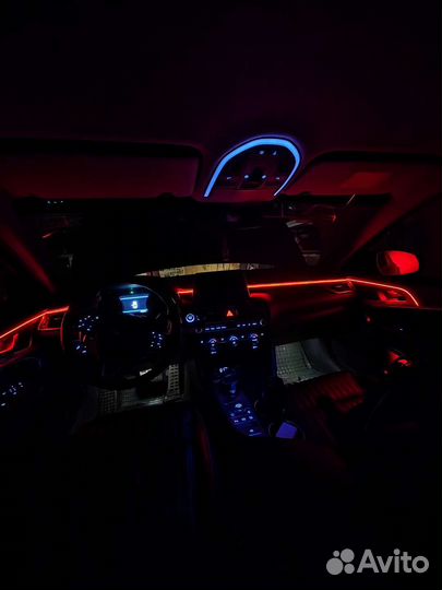 Ambient light контурная подсветка салона авто