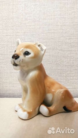 Фарфоровую статуэтка Львёнок лфз