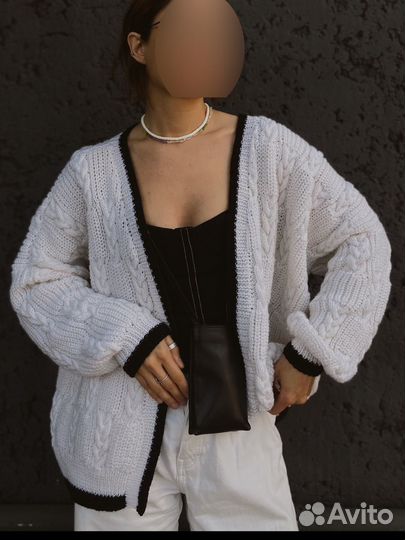 Кардиган женский вязаный