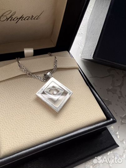 Золотая подвеска chopard