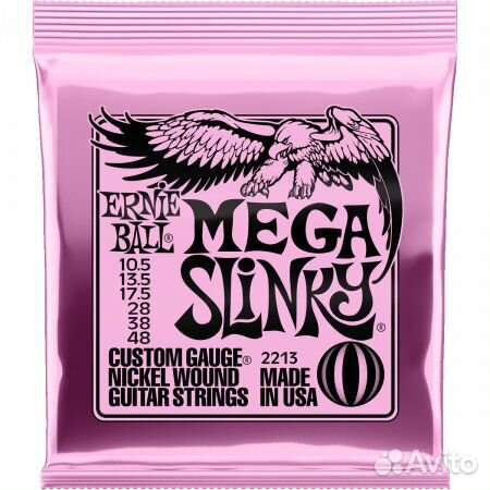 Струны 10.5-48 Ernie Ball 2213 Mega Slinky