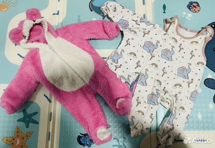 Детские вещи пакетомна девочку 56-62 размер