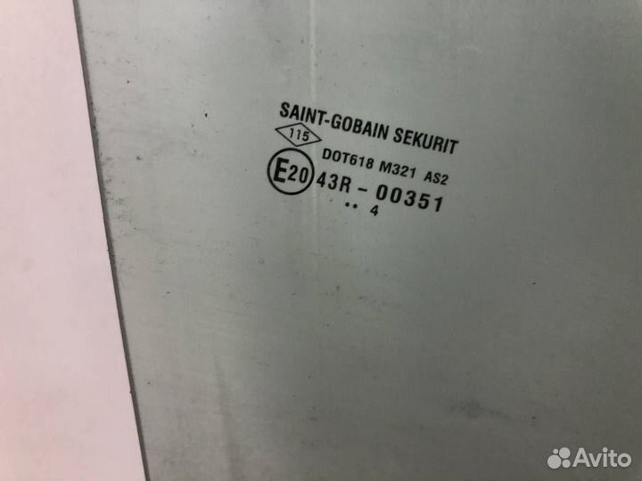 Стекло двери передней правой Renault Logan 2 2014
