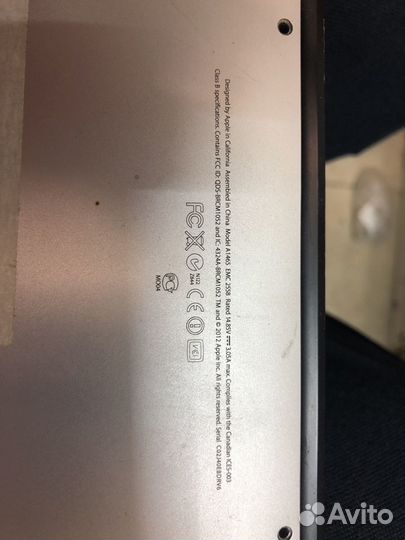 Матрица и ноутбук в разбор macbook a1465