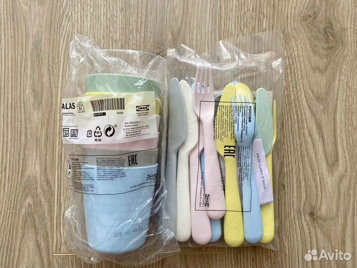 Детская посуда Икеа Калас (набор)