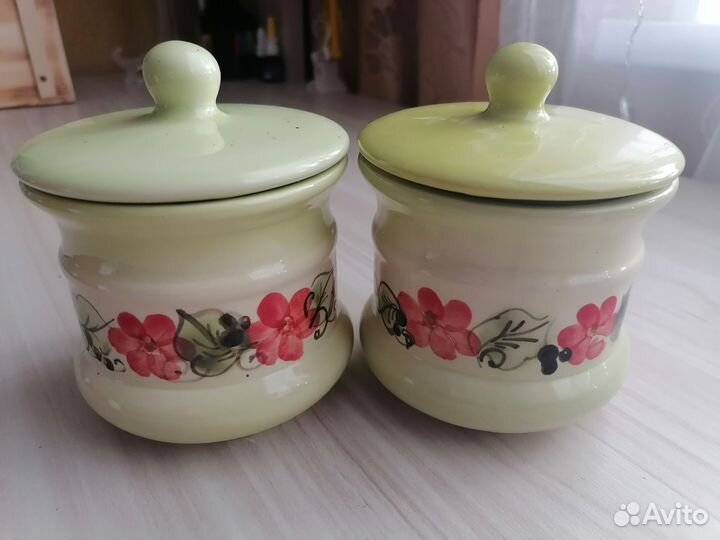 Набор банок для специй Скопинская керамика