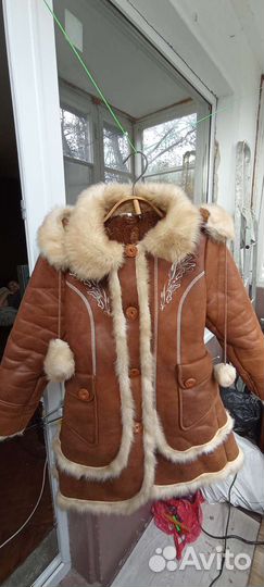 Дубленка на девочку