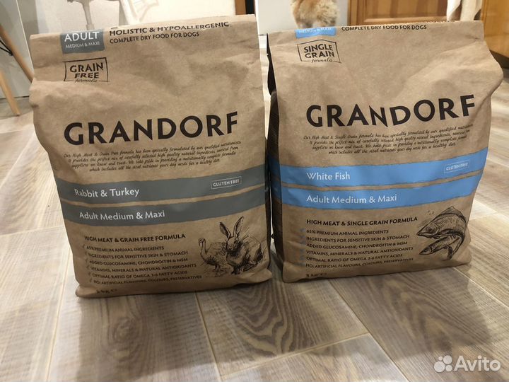 Сухой корм для собак grandorf 3кг