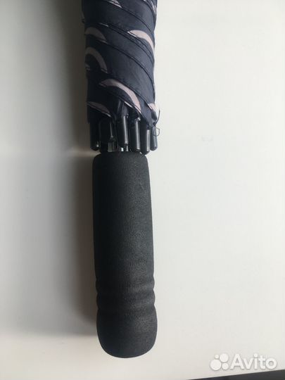 Зонт серый, синий с рисунком IKEA Оригинал