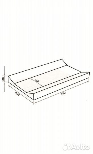 Пеленальная доска на кроватку