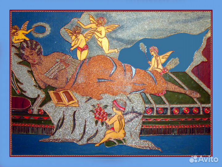 Картина из медной проволки