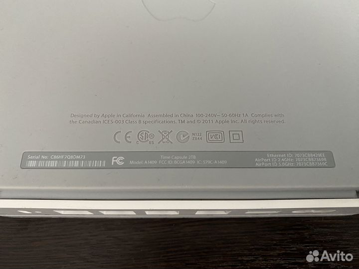 Apple Time Capsule 2TB A1409