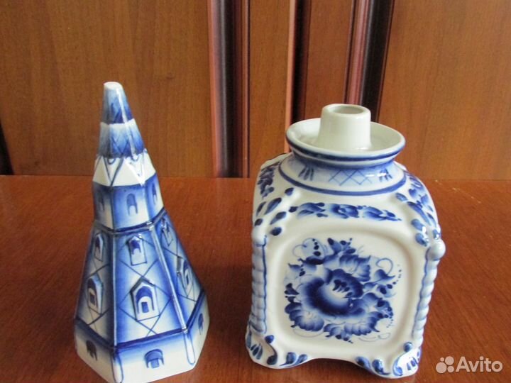 Гжель СССР посуда