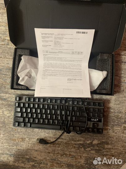 Механическая клавиатура dexp Anger TKL