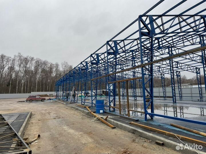 Склад 1000м2 из сэндвич панелей