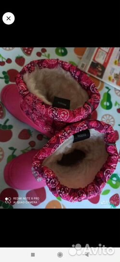 Резиновые сапоги для девочки 29 размер