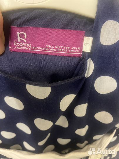 Платье для девочки на 3 -4 года