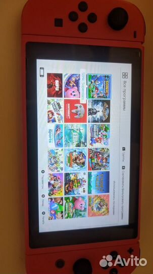 Nintendo switch v.2 Mario Edition