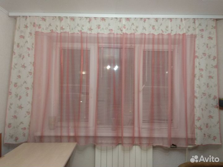 Готовые короткие шторы