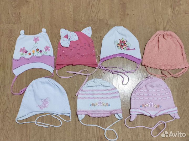 Шапки и варежки на 0-5 лет
