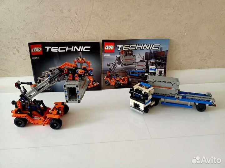 Lego technic 42062 грузовик и погрузчик