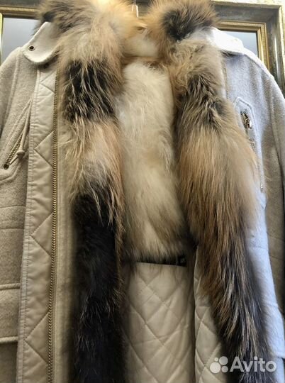 Парка женская с натуральным мехом