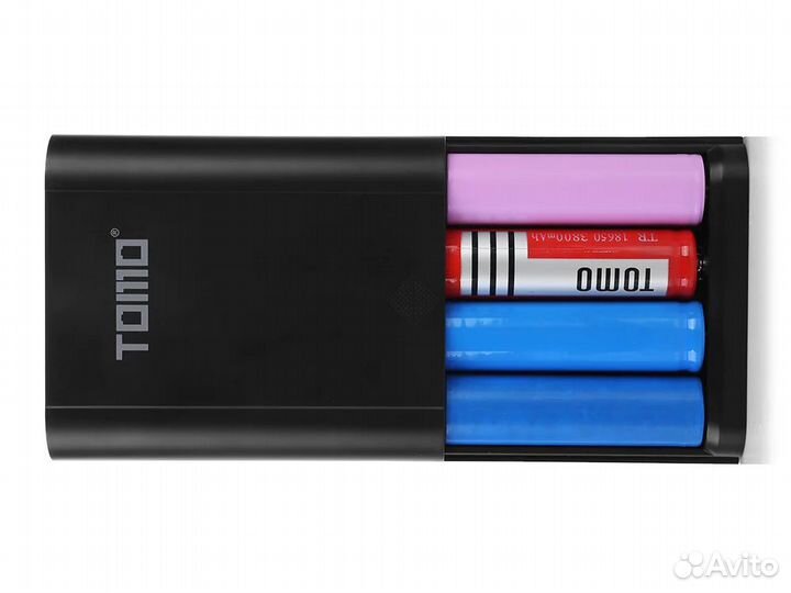 Новые PowerBank Tomo S4 Чёрные для ячеек 18650