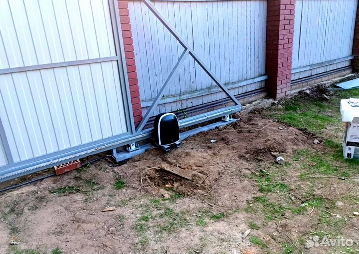 Откатные ворота с автоматикой