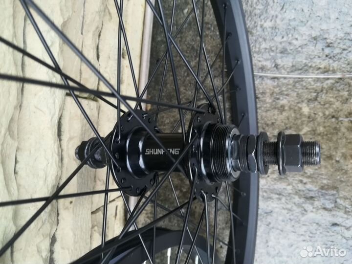 Новые задние колеса на вмх