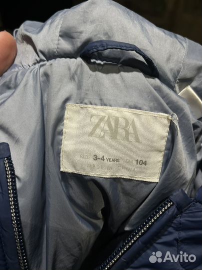 Куртка zara 104 размер