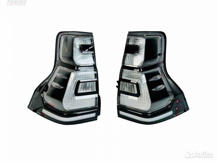 Стоп - сигналы Toyota LC Prado 150 Black Onyx H166