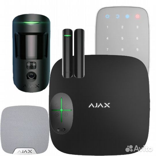 Сигнализация Ajax - остатки централей, датчиков