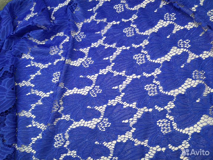 Кружевное полотно гипюр. Отрез