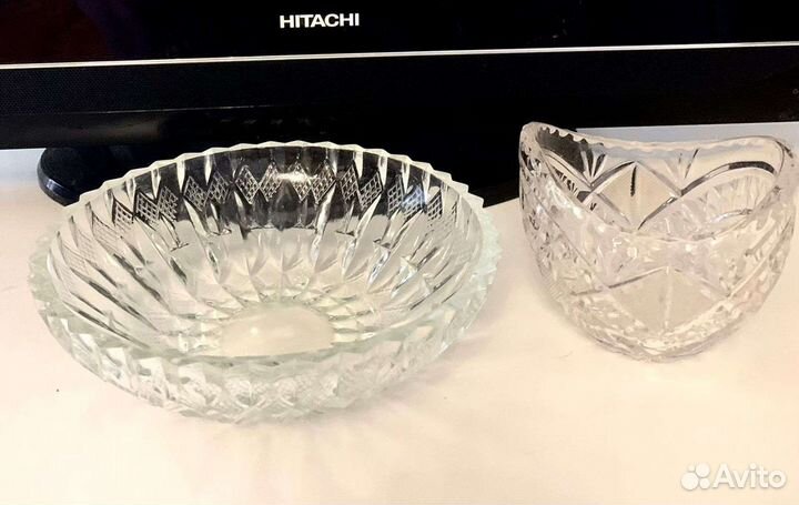 Хрусталь и стекло ссср. Вазы, салатники, конфетниц
