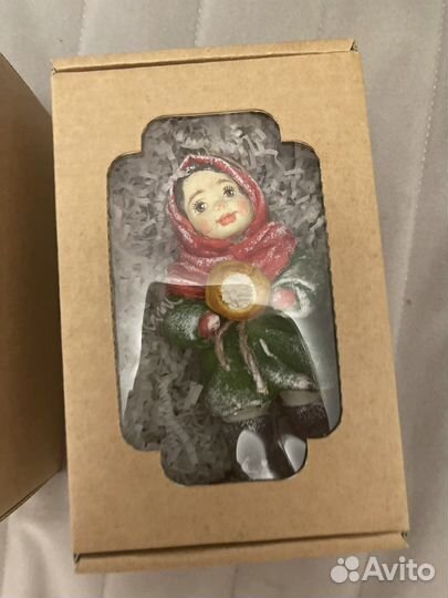 Ватные елочные игрушки новые