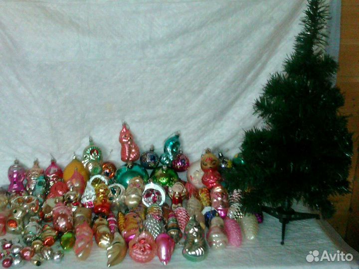 62 елочные игрушки СССР