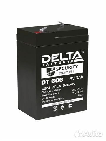 Аккумулятор для детской машинки Delta DT 606