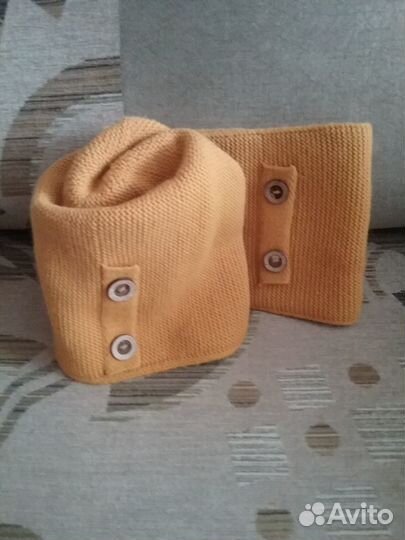 Комплект шапка, шарф-снуд