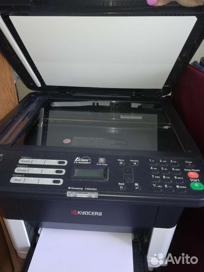 Мфу лазерное kyocera FS-1025MFP, черный