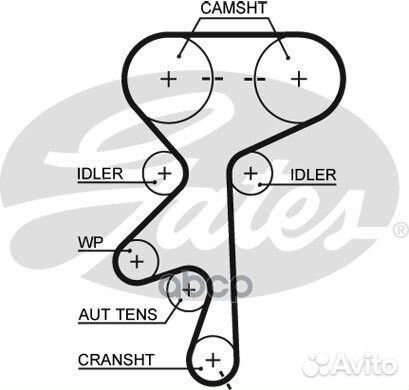 40818x20 HSN Ремень грм 5499XS Gates