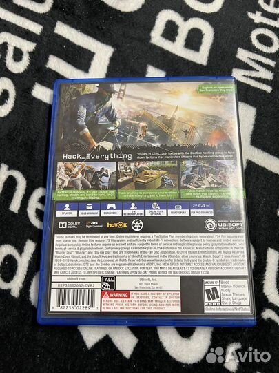 Watch dogs 2 ps4