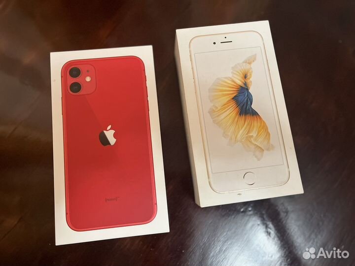 Каробки от iPhone 11, 6s
