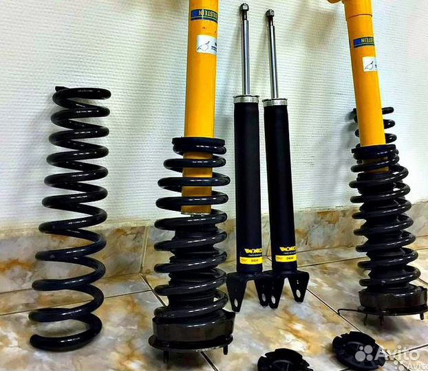 Комплект для перехода с пневмы на пружины