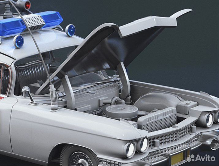 Проект Ecto-1 для 3D печати