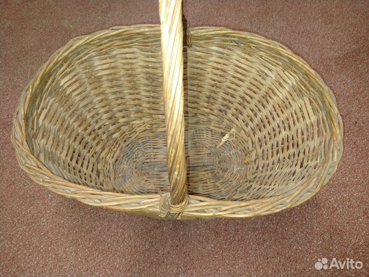 Корзина плетеная для грибов